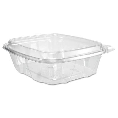 Dart ClearPac SafeSeal Tamper-Resistant/Evident Containers, Domed Lid, 24 oz, 6.4 x 2.3 x 7.1, Clear, Plastic, 100/Bag, 2 Bags/CT (DCCCH24DED) Dart® F