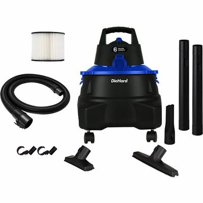 DieHard 6-Gallon 4.5 HP Wet/Dry Vacuum (ESMDH7000801) Each Vacuum Cleaners & Accessories
