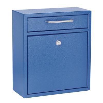 AdirOffice Medium Ultimate Wall Mounted Mail Box, 10.4 x 4.5 x 12, Blue (ALHI63105BLU) Each Interoffice Mailboxes