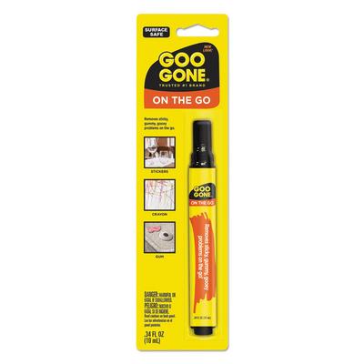 Goo Gone Mess-Free Pen Cleaner, Citrus Scent, 0.34 Pen Applicator (WMN2100EA) Each Goo Gone® Paint, Graffiti & Gum Removers