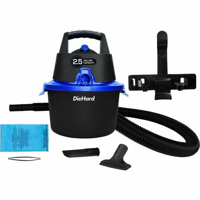 DieHard 2.5-Gallon 2.5 HP Wet/Dry Vacuum (ESMDH7000201) Each Vacuum Cleaners & Accessories