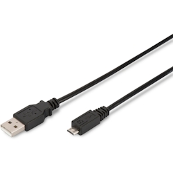 ASSMANN USB 2.0 Kabel Typ A-mikro B 3.0m USB 2.0 sw. Image