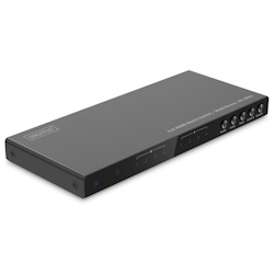 ASSMANN DIGITUS 4x2 HDMI Matrix , 4K/30Hz SPDIF, Stereo, RS232 Image