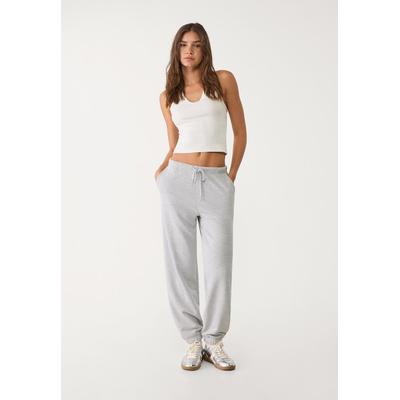 Stradivarius Plush joggers Grey melange XS