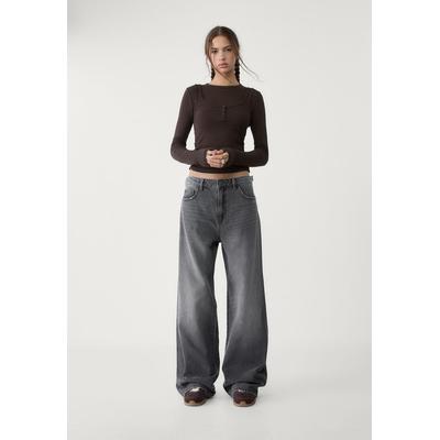 Stradivarius Baggy jeans Dark grey 6