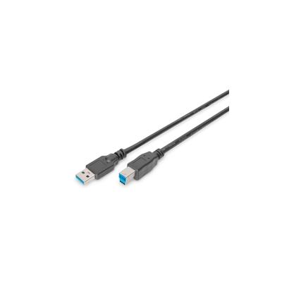 DIGITUS USB 3.0 Verbindungskabel, Typ A-B St/Bu, 1.8m