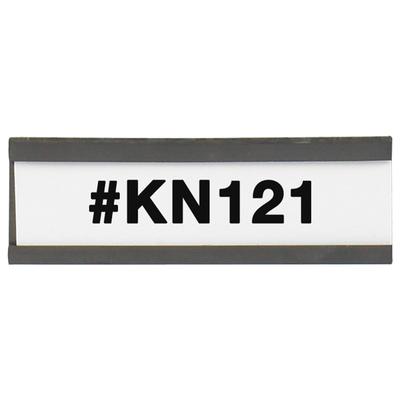 1 x 3" Magnetic C-Channel Cardholders, Case Of 25 (LH191)
