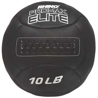 Champion Sports Rhino Promax Elite Medicine Ball, 10 lb, Black (CSIPRX10)