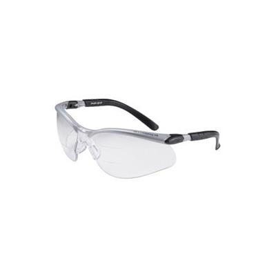 Safewaze BX Safety Eyewear, +2.5 Diopter Polycarbon Anti-Fog Lenses, Silver/Black Frame (247-11459-00000-20)