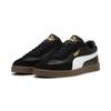 Sneaker PUMA "PUMA Club II Era Sneakers Erwachsene", Gr. 42, schwarz-weiß (schwarz, weiß gold), Obermaterial: Kuhleder, Synthetik; Futter: Textil, Synthetik; Innensohle: Textil; Laufsohle: Gummi, Schuhe