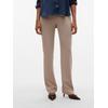 Anzughose VERO MODA "VMZAMIRA MR SLIM STRAIGHT PANT", Damen, Gr. M (38), Länge 32, grau (moon rock), Web, Obermaterial: 95% Polyester, 5% Elasthan, unifarben, elegant, Hosen