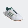 Sneaker ADIDAS SPORTSWEAR "GRAND COURT 2.0", Gr. 48, weiß (cloud weiß, silber grün, collegiate grün), Synthetik, Leder, sportlich, Schuhe, Design auf den Spuren des adidas Superstar