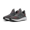 Laufschuh PUMA "Softride Enzo 5 Laufschuhe Erwachsene", Gr. 38, grau (cool schwarz gray for all time rot weiß), Obermaterial: Synthetik, Textil; Futter: Textil; Innensohle: Textil; Laufsohle: Gummi, Schuhe