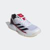 Tennisschuh ADIDAS PERFORMANCE "COURTQUICK PADEL", Gr. 44, bunt (cloud weiß, core schwarz, lucid rot), Textil, Synthetik, sportlich, Schuhe, Padelschuh
