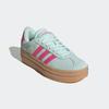 Sneaker ADIDAS SPORTSWEAR, Gr. 38, grün (halo mint, pulse magenta, gum 3), Leder, Synthetik, sportlich, Schuhe, Design auf den Spuren des adidas Gazelle Bold, Topseller
