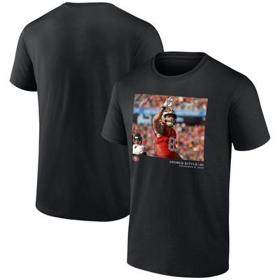 San Francisco 49ers George Kittle Flash-Funktionen Woche 14 T-Shirt - Schwarz - Herren Image