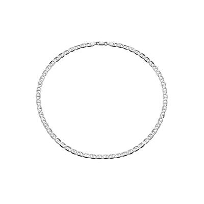Kette ohne Anhänger FIRETTI "Schmuck Geschenk Silber 925 Halsschmuck Halskette Panzerkette" Gr. 45, silber (silberfarben), Halsketten, Damen, 45, Silber 925 (Sterlingsilber), B: 5,4mm, Panzerkette, Made in Germany, B:5,4mm Image