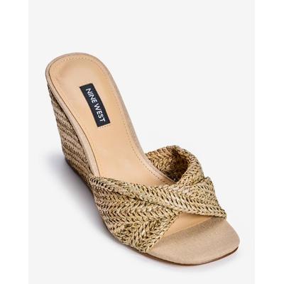 Nine West - Natural Neutral - Twist Slide Wedge - 8.0