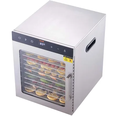 VEVOR Electric Food Dehydrator Machine, 800W Food Dryer, 10 Stainless Steel Trays, with Digital