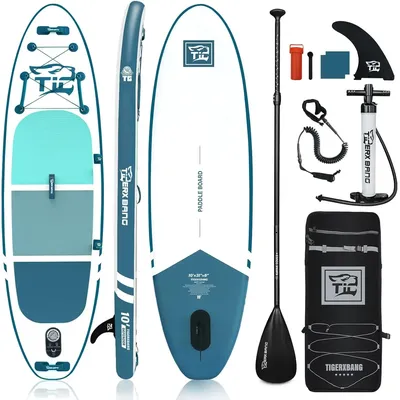 Inflatable Paddle Board with Premium SUP Accessories, All round Paddle Boards for Adults/Kids,Stand