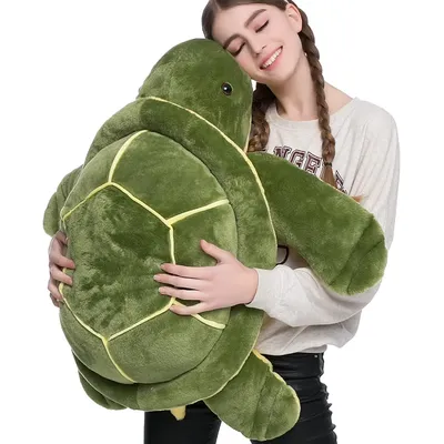 MaoGoLan 33" Soft Big Sea Turtle Stuffed Animal, Turtle Plush Pillow for Birthday, Valentine, Christmas, Sea Turtle Toys