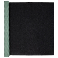 Midori Rasenteppich 200 x 800 cm Schwarz mit Noppen Kunstrasen Teppich Balkon Terrasse Outdoor Image