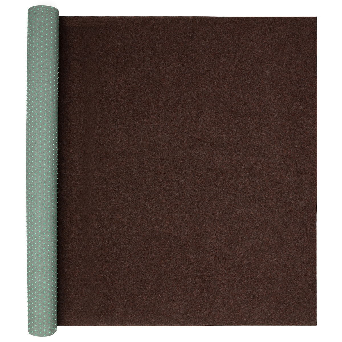 Midori Rasenteppich 133 x 500 cm Braun mit Noppen Kunstrasen Teppich Balkon Terrasse Outdoor Image