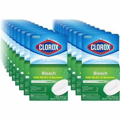 Clorox Ultra Clean Toilet Tablets Bleach, Tablet, 3.50 oz (0.22 lb), 840/Pallet, White (CLO30024PL) 1 Pallet Clorox® Toilet Bowl Cleaner