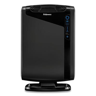 Fellowes HEPA and Carbon Filtration Air Purifiers, 300 to 600 sq ft Room Capacity, Black (FEL9286201) Each Fellowes® Air Cleaner Machines