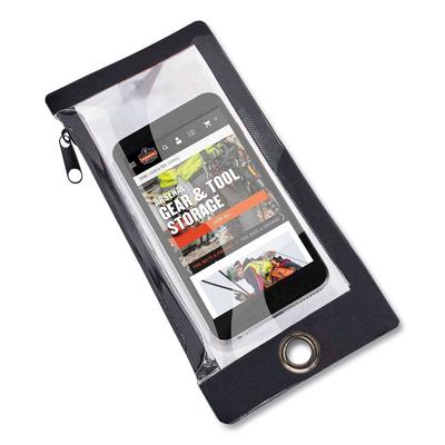ergodyne Squids 3760 Phone Pouch + Trap for Plus Size Phones, Clear/Black, Ships in 1-3 Business Days (EGO19763) Each ergodyne® Case
