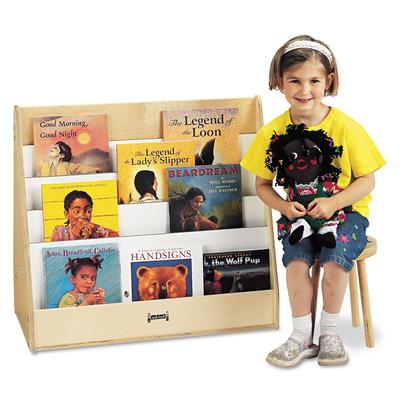 Jonti-Craft Pick-a-Book Stand, 30w x 16.5d x 27.5h, Birch (JNT3508JC) Each Early Learning Furniture
