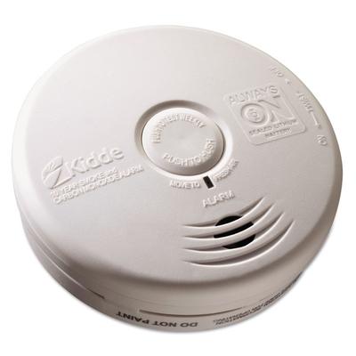 Kidde Kitchen Smoke/Carbon Monoxide Alarm, Lithium Battery, 5.22" Diameter x 1.6" Depth (KID21010071) Each Kidde Safety Smoke/CO Detectors