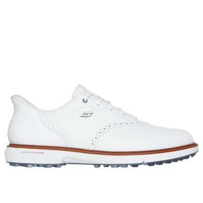 Skechers Men's Slip-ins: GO GOLF Prestige SL Shoes | Size 9.0 | White | Leather/Synthetic/Textile | Arch Fit