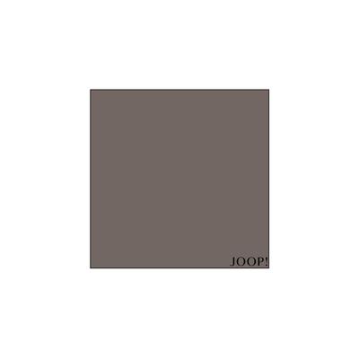 Bettbezug JOOP "Spannbetttücher Mako-Jersey 1er Pack" Gr. L, grau (taupe), B:200cm L:200cm, Jersey, Obermaterial: 97% Ba