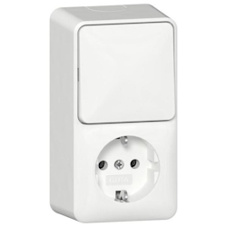 Gira Kombi AusWe/SCHUKO senkr. 417613 Image
