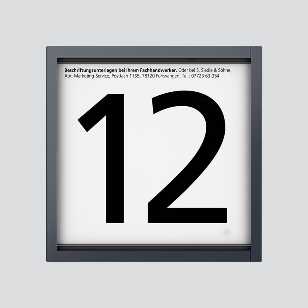 Siedle&Söhne Informationsfeld IM 700-0 AG 210012696-00 Image