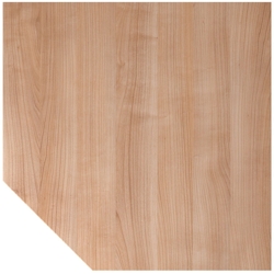 Hammerbacher Verkettungsplatte trapezform 120x120cm mit Konsole/Fuß Nussbaum/Graphit Image