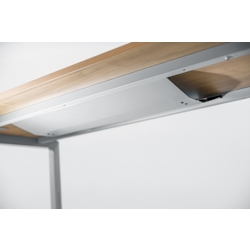 Hammerbacher Kabelwanne LxTxH 82x40x6,2/1,9cm Silber Image