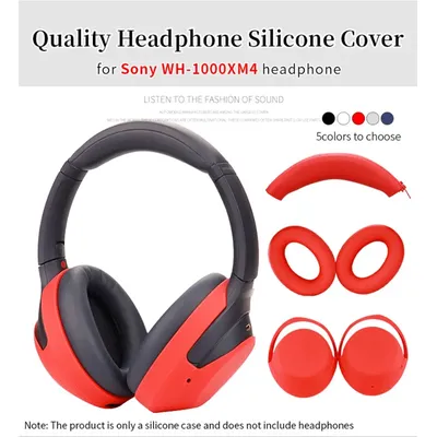 Hochwertige Kopfhörer-Abdeckung für Sony WH-1000XM5 Kopfhörer, Silikon-Schutzhülle, 1000XM5 Headset Image
