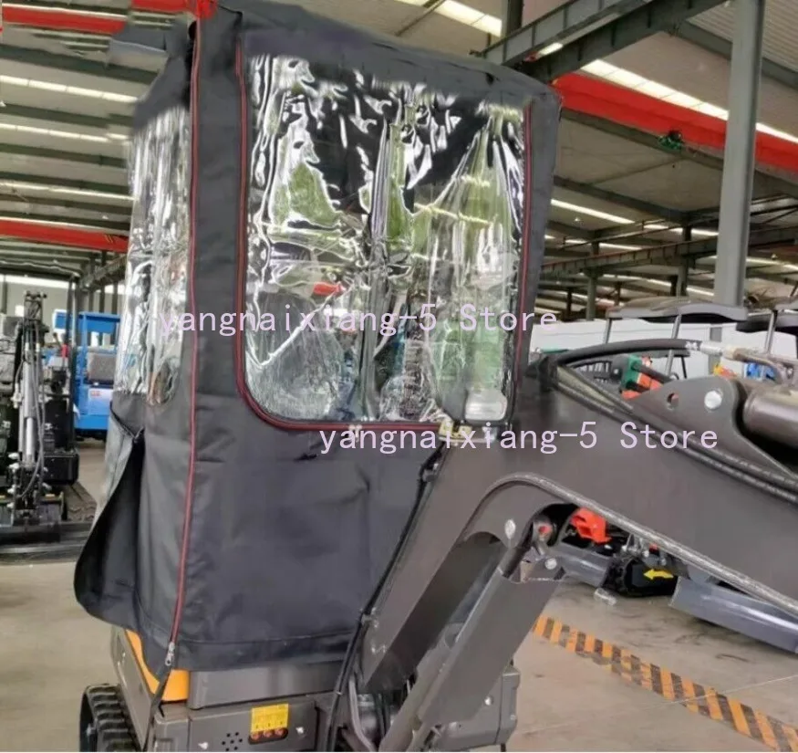 Mini-Bagger-Autoabdeckung, warme Markise, PVC, winddicht, für Kubota Sany, anpassbar Image