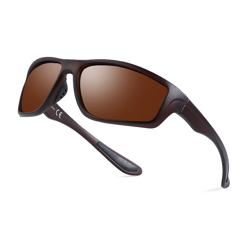 ZENOTTIC Modische Radsport-Sonnenbrille, UV-Schutz, polarisierte Sonnenbrille für Männer und Frauen, zum Fahren, Reisen, Schatten Image