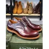 Langlebige Goodyear Edge Motorrad Langlebige traditionelle Stiefel Retro Ölleder Rot Punk Herren Rindsleder Low Top Schuhe