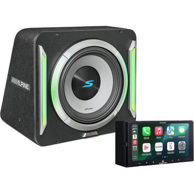 Alpine ILX-W770 + S2-SB12 Digital Multimedia Receiver + Subwoofer