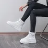 Neue Einfarbig Mode frauen Schuhe Winter Dicke Sohle Anti Slip Warme Sport Schuhe Bequem Casual Täglichen Einfache Stiefeletten