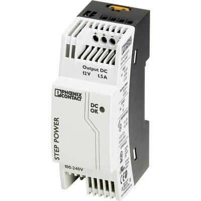 STEP-PS/1AC/12DC/1.5 Hutschienen-Netzteil (DIN-Rail) 12 v/dc 1.65 a 18 w Anzahl Aus - Phoenix