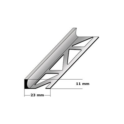 PROVISTON Dehnungsfugenprofile 11 x 23 x 2500 mm Fliesentrennprofile Fugenleisten Metallprofile