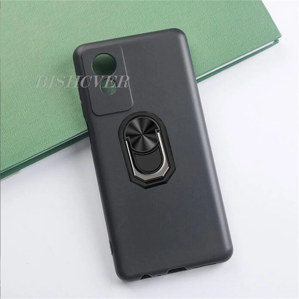 Pour TCL 50 SE 501 50SE 505 TCL 40 NxtPaper 4G support de bague arrière coque de téléphone Smartphone TPU couverture en Silicone souple