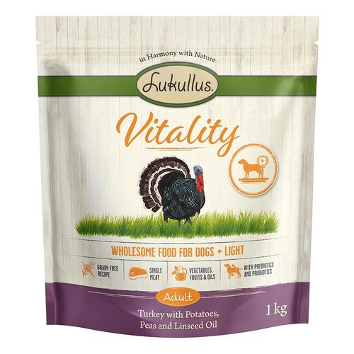 1kg Lukullus Vitality Light getreidefreies Hundefutter trocken