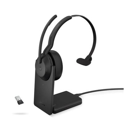 Jabra Mono Headset »Evolve2 55 MS« mit Ladestation schwarz