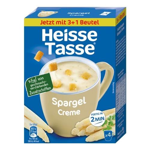 Heisse Tasse Instant-Suppe »Spargel Creme« - 4 x 15 g beige